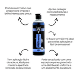 LIMPA PNEU PRETINHO V8 500ML  7000