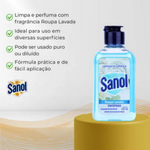 LIMPADOR CONCENTRADO DE  SUPERFICIE ROUPA LAVADA 120 ML SANOL 6244