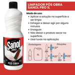 LIMPADOR POS OBRA SANOL PRO 1L 9066