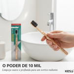 PACK COM 2 ESCOVAS DENTAIS KESS PRO 10K METALLIC EXTRA MACIAS 2538