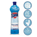 SANOL BANHEIRO COM CLORO ATIVO SQUEEZE 500ML 2174