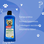 SHAMPOO ANTIPULGAS SANOL DOG 500ML  6300