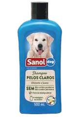 SHAMPOO PELOS CLAROS COM GLICERINA SANOL DOG 500ML  6302