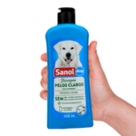 SHAMPOO PELOS CLAROS COM GLICERINA SANOL DOG 500ML  6302
