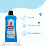 SHAMPOO PELOS CLAROS COM GLICERINA SANOL DOG 500ML  6302