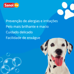 SHAMPOO PELOS CLAROS COM GLICERINA SANOL DOG 500ML  6302