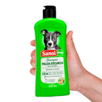 SHAMPOO PELOS ESCUROS COM GLICERINA SANOL DOG 500ML  6303