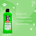 SHAMPOO PELOS ESCUROS COM GLICERINA SANOL DOG 500ML  6303