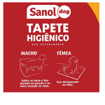 TAPETE HIGIENICO SANOL DOG C/14 UNIDADES 6409