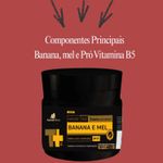 MASCARA DE HIDATAÇÃO BANANA E MEL 500g BM