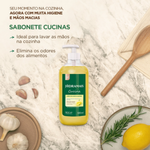 SABONETE CUCINA LIMÃO SICILIANO E ALECRIM 500ML HIDRAMAIS 