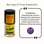 CARTUCHO D-TONE FREE UNITARIO BASE SOS UNHAS TOP BEAUTY 7ML