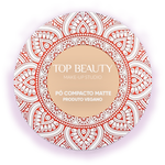 PO COMPACTO MATTE TOP BEAUTY 10G 01 BEGE CLARO