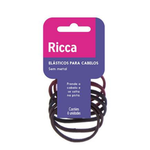 ELASTICO RICCA  3MM C/6UN S/METAL GLITTER 894