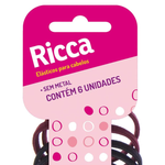 ELASTICO RICCA  6MM C/6UN S/METAL 896