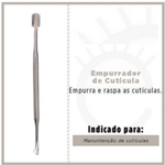Empurrador De Cuticula Inox Ricca 743