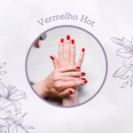 Unhas Postiças Vermelho Hot Belliz 1248 Vermelho Liso
