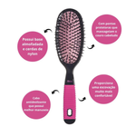 ESC CABELO OVAL RICCA GDE BLACK & PINK 2411