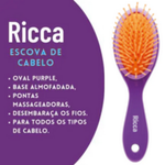 ESC RICCA PURPLE OVAL ALMOFADADA 927
