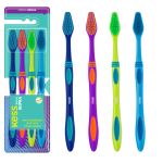 ESCOVA DE DENTE MEDIA 2017 PACK KESS BASIC SUPRA 4UNID