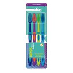 ESCOVA DE DENTE MEDIA 2017 PACK KESS BASIC SUPRA 4UNID