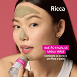 BASTAO FACIAL ARGILA VERDE RICCA 3805