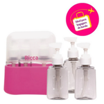 CONJUNTO DE VIAGEM CASE COM 3 FRASCOS RICCA 3347
