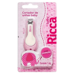Cortador De Unha Baby Colors Ricca 913  Rosa