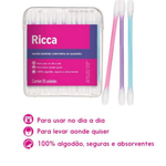 Hastes Flexíveis Com 50 Unidades Travel Pack Ricca 3243