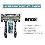 kit Aparelho de barbear 3 laminas 1752 com 3unid