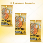 Kit Aparelho Descartável Enox 2 (3 PACK com 5 unid) 1755