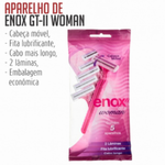 Kit Aparelho Descartável Enox GT 2 feminino 3 PCTs Com 5unid 1757