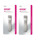 Kit Cortador de Unha em aço Inox 664  2UNIDADES