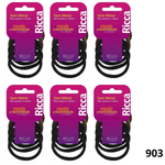 KIT ELASTICO RICCA  15MM COM 6PCTS DE 10UN BASIC SEM METAL 903