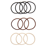 KIT ELASTICO RICCA  3MM COM 6PCTS 10UN S/METAL 892