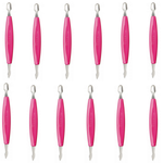 Kit espátula Inox Cabo Plastico Enox com 12 unidades 1715