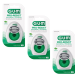 Kit Fio Dental Pro Resist Gum 165M  1840 com 3 unidades
