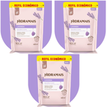 Kit  Sabonete Refil Hidramais Lavanda 400ML com 3