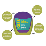 Kit Fita fio dental Kess Menta 50m 10 un 2008
