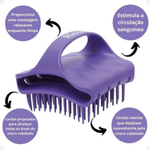 MASSAGEADOR DE COURO CABELUDO BRUSH FLEX RICCA 3443