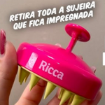 MASSAGEADOR DE COURO CABELUDO SHAMPOO BRUSH RICCA 3432