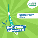 PALITOS INTERDENTAIS GUM SOFT PICKS ADVANCED C18 650