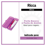 PORTA ESCOVA E PASTA DENTE RICCA 3340