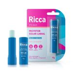 PROTETOR SOLAR LABIAL NEUTRO RICCA FPS30 BLISTER 3813