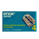LAMINA DE BARBEAR DUPLO FIO ENOX SUPER (4 UNID) 1759