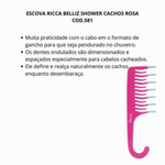 PENTE RICCA SHOWER CACHOS PINK 581
