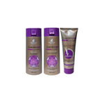 Kit shampoo, condicionador e creme para pentear Queratina Complex Barrominas