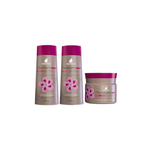 Kit Shampoo Condicionador e Máscara Massageno Barrominas