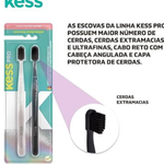 PACK COM 2 ESCOVAS DENTAIS KESS PRO EXTRA MACIAS 2533
