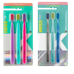 PACK COM 3 ESCOVAS DENTAIS KESS PRO EXTRA MACIAS 2109